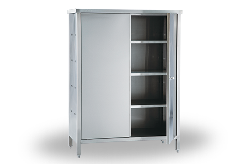 [MD1.6008] CUPBOARD, 2 SWING DOORS, 3 SHELVES