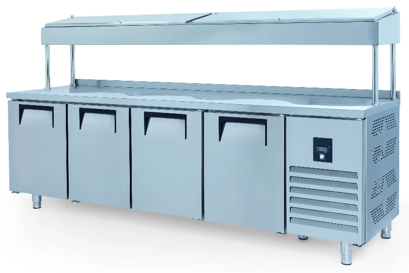 Refrigerator, High Make-Up, -2/+8 ˚C, 650 Lt, 4 Doors, AISI304