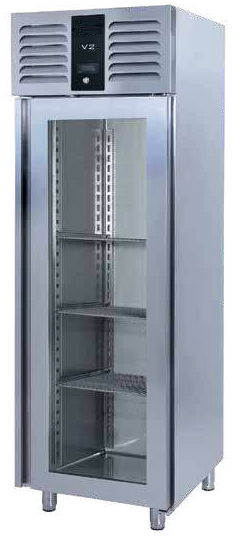 Deep Freezer, Vertical, 1 Glass Door, -10/-22 ˚C, 610 Lt