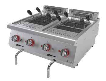 Pasta Cookers, Electric, 2×13 Lt