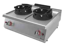 Cooker, Wok, Gaz, 2 Burner