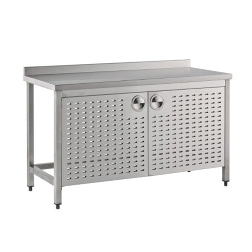 Premix Table, Perforeated Doors, W/o Bottom Shelf