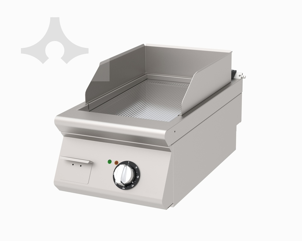 Grill, Electric, Ribbed, Chrome