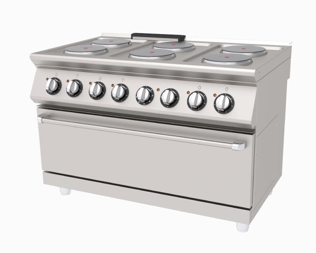 Range, Electric, 6 Round Plate