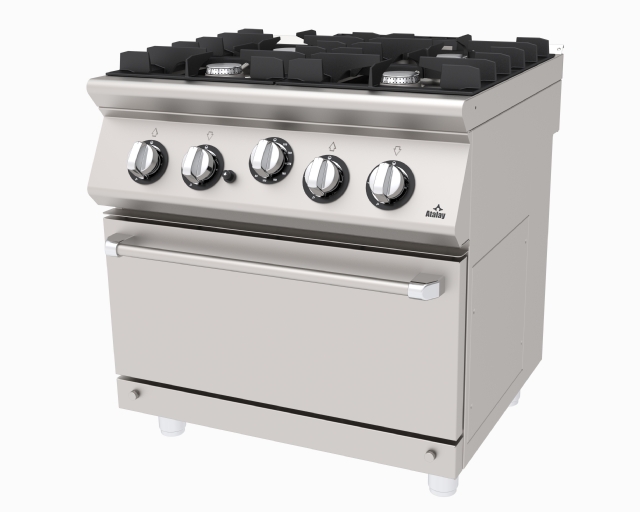 Range, Gas, 4 Burners