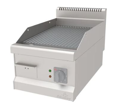 Grill, Gas, Ribbed, Chrome
