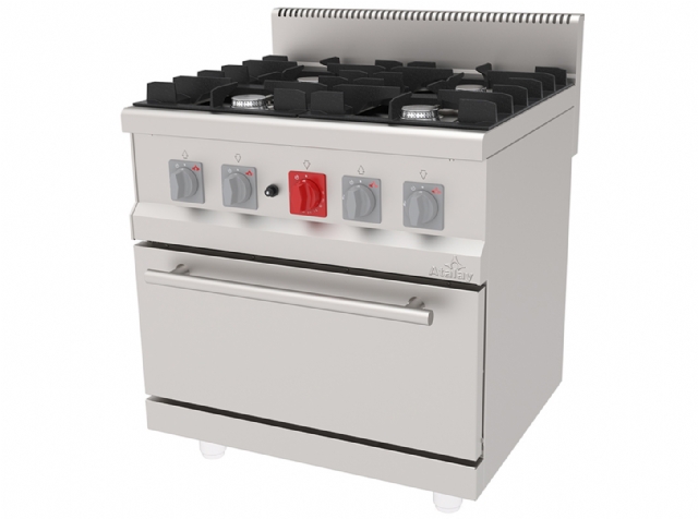 Range, Gas, 4 Burners