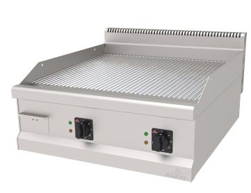 Grill, Electric, Ribbed, Chrome