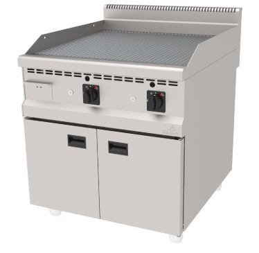 Grill, Gas, Ribbed, on Cupboard