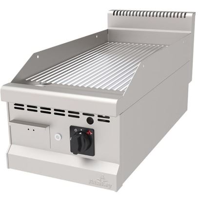 Grill, Gas, Ribbed, Chrome