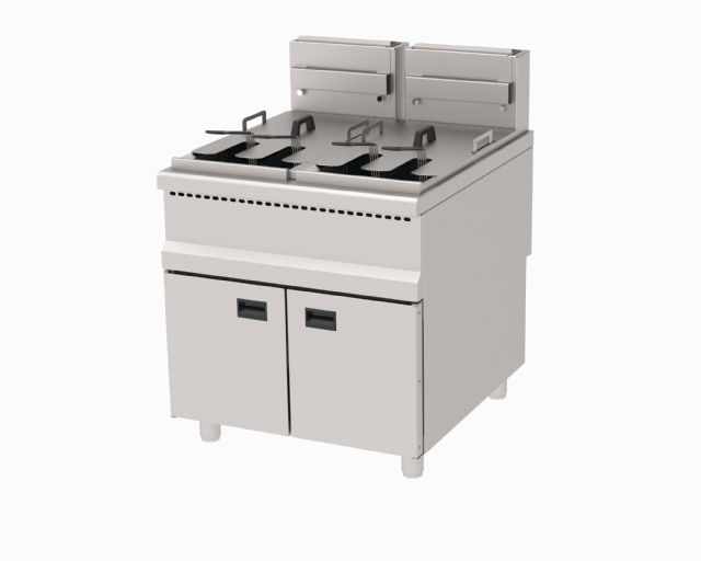 Deep Fat Fryer, Gas, Drawer, 2×28 Lt