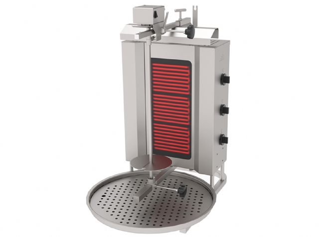 Döner Ocağı, Elektrikli, Üstten Motorlu, 3 Radyanlı