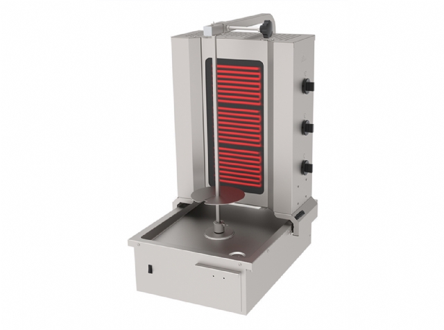 Döner Ocağı, Elektrikli, Alttan Motorlu, 3 Radyanlı