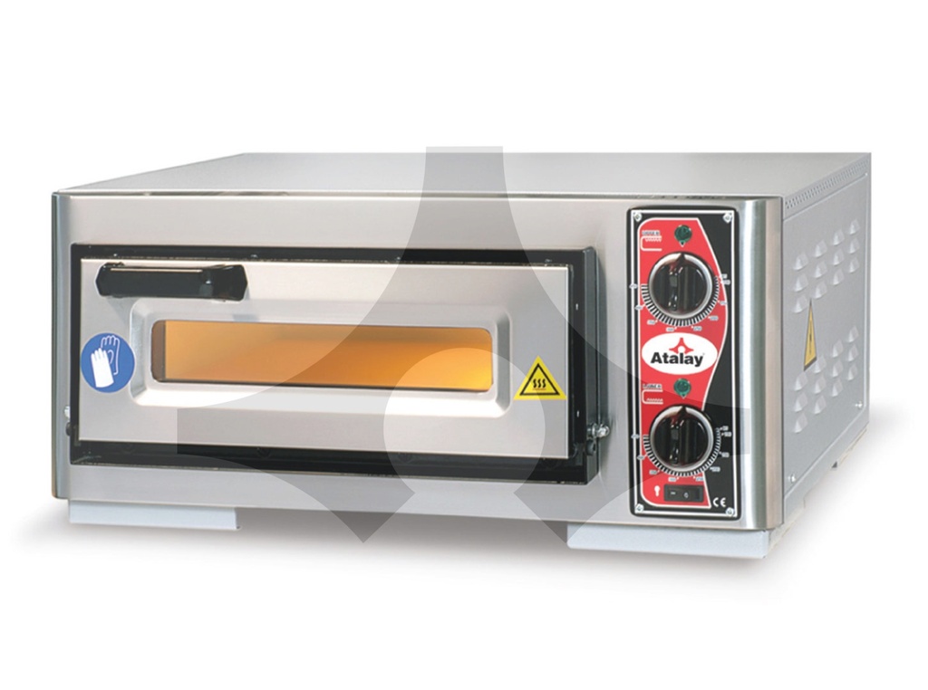 Pizza Oven, Electric, Single Deck, Chamber: 40×40 cm