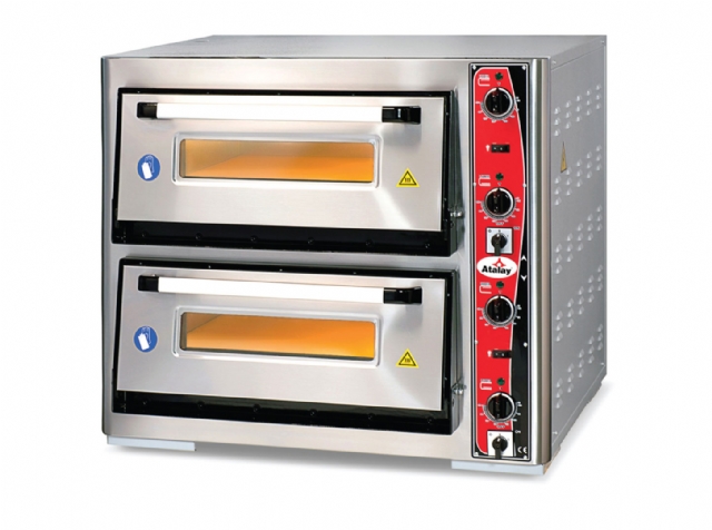 Pizza Oven, Electric, Double Deck, Chamber: 62×62 cm