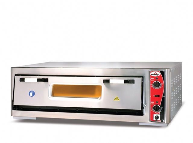 Pizza Oven, Electric, Single Deck, Chamber: 92×92 cm
