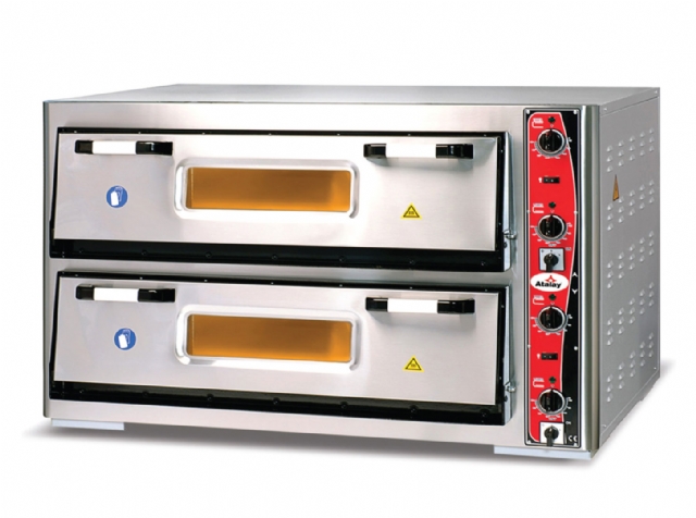 Pizza Oven, Electric, Double Deck, Chamber: 92×92 cm