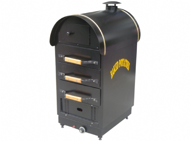 Baked Potato Oven, Gas, 3 Drawer