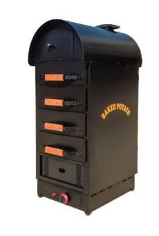 Baked Potato Oven, Gas, 4 Drawer