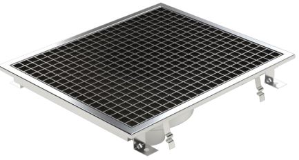 Floor Drain, Bottom Outlet, Center Drain,  Shallow Model