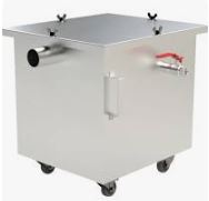 Grease Trap, Under Counter  Model, Mobile, 0.50 Lt/sn