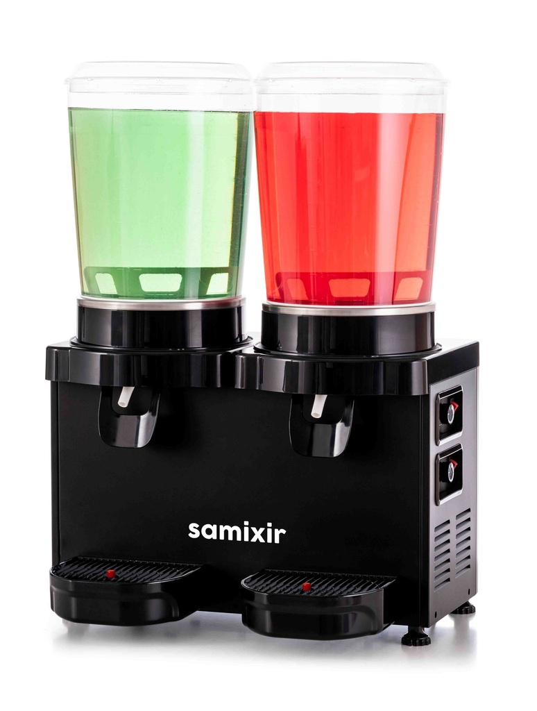 Beverage Dispenser, 2×10Lt, Mixer, Black