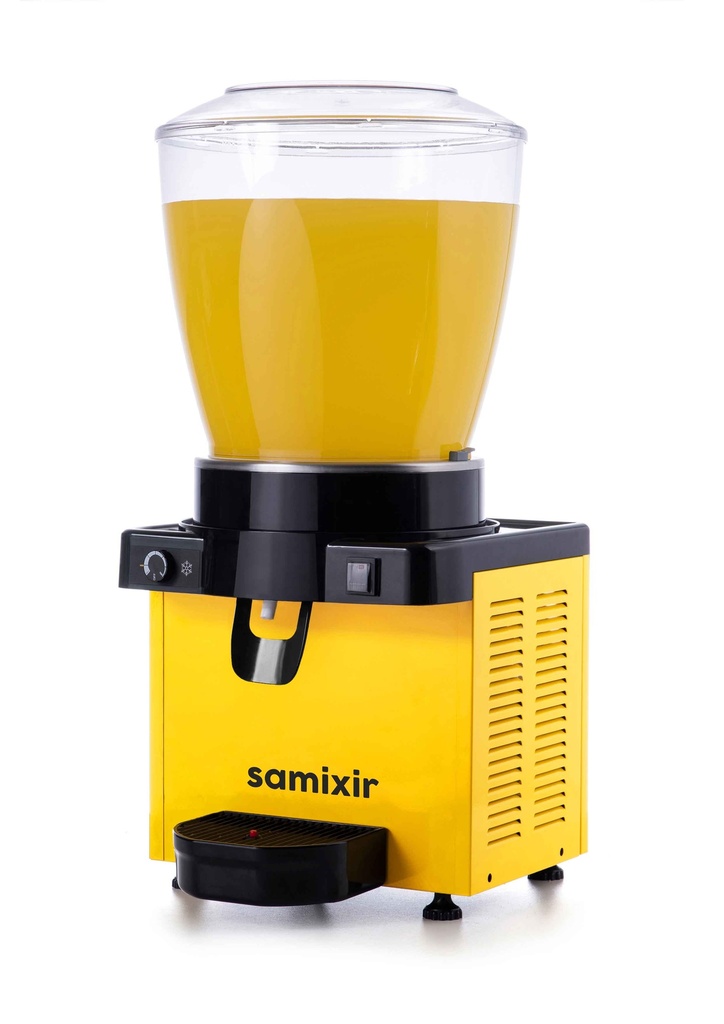 Beverage Dispenser, 22Lt, Mixer, Yellow, Manual