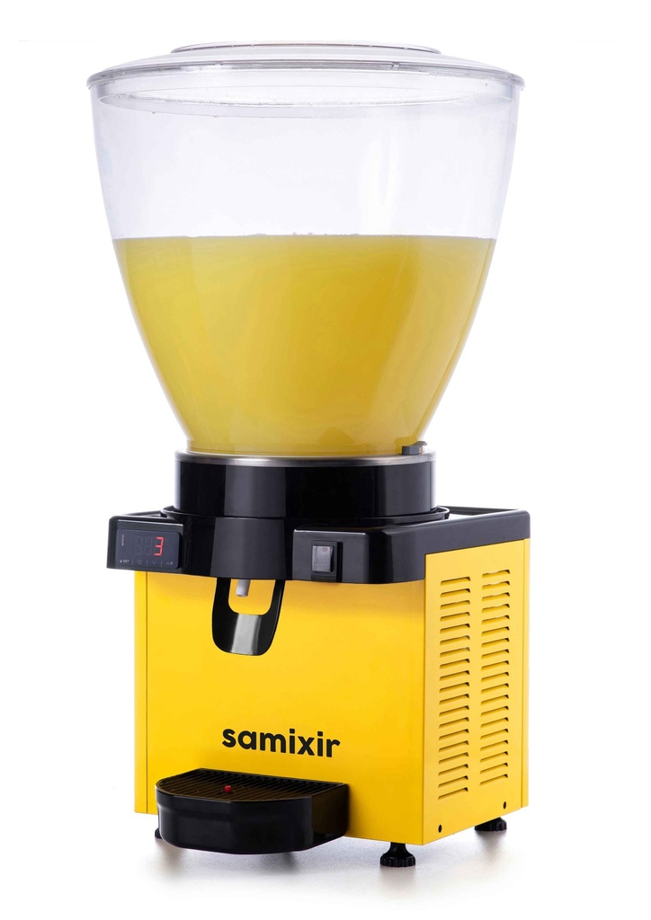 Beverage Dispenser, 40Lt, Mixer, Yellow, Digital