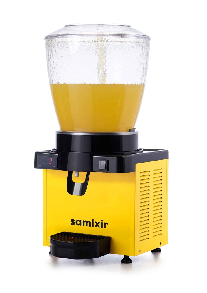 Beverage Dispenser, 22Lt, Spray, Yellow, Digital
