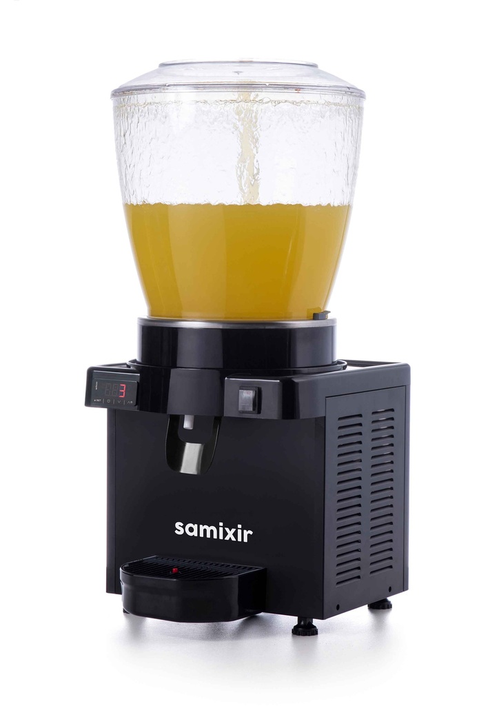 Beverage Dispenser, 22Lt, Spray, Black, Digital