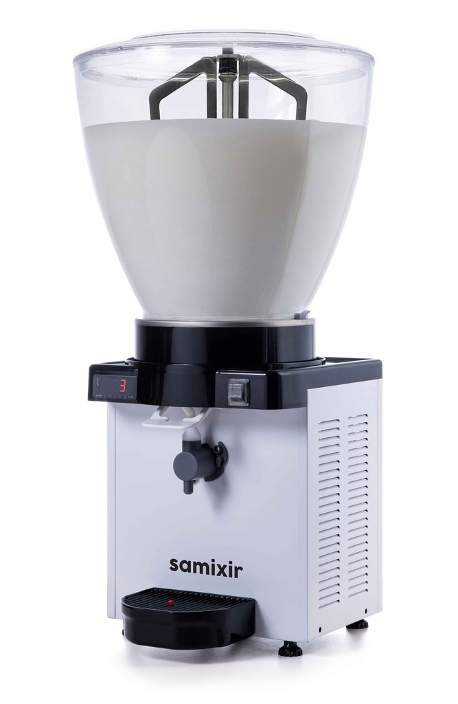Ayran Dispenser, 40Lt, Mixer, White, Digital