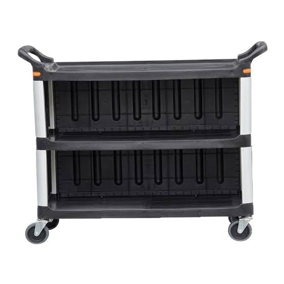 Service Trolley, 3 Tiers, Open on 1 Side