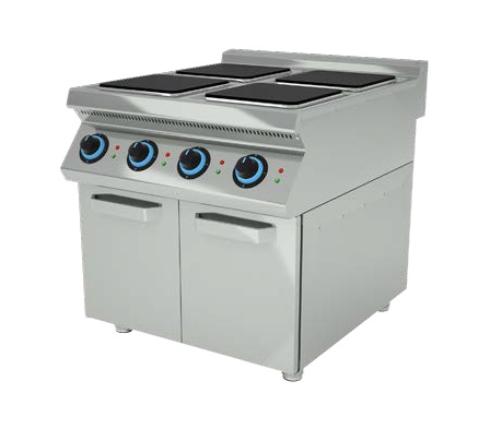 Stove, Electric, with 4 Square Plates