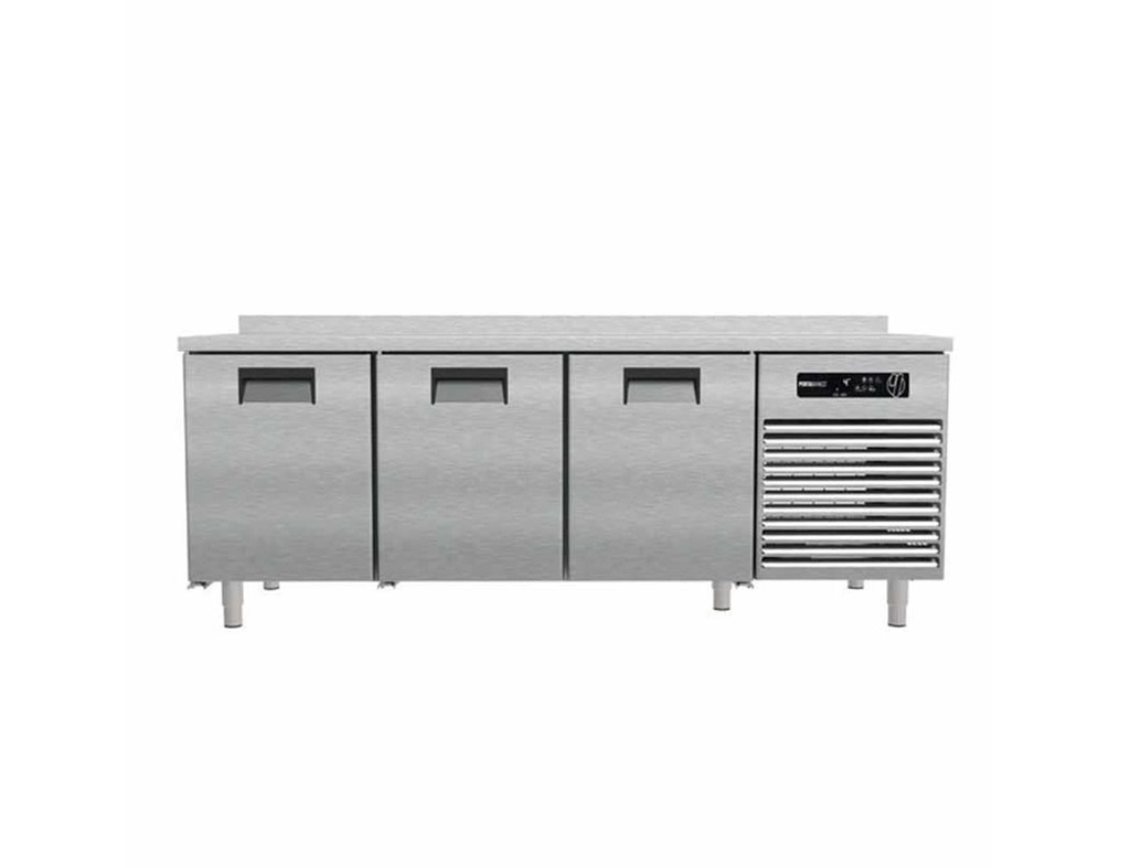 Pizza Preparation Refrigerator,  -2/+8 ˚C, 615 Lt, 2 DOORS-3 Drawers, 40×60 Tray, AISI304