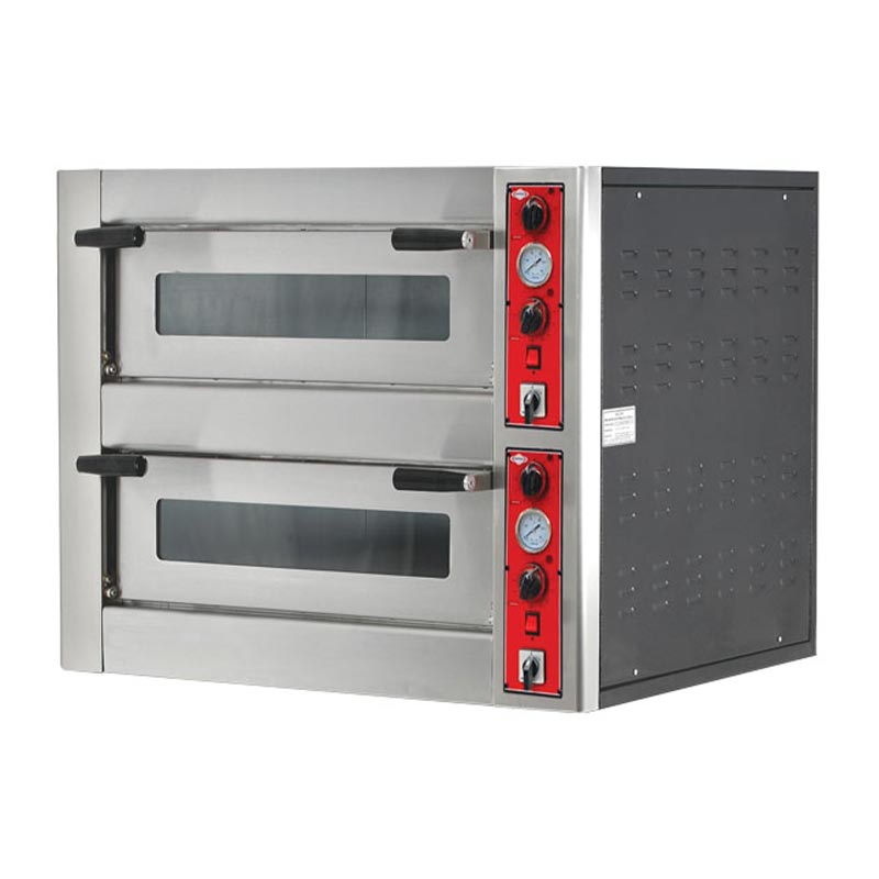 Pizza Oven, Gas, Double Deck, Ø300 mm x 6+6 Pizza