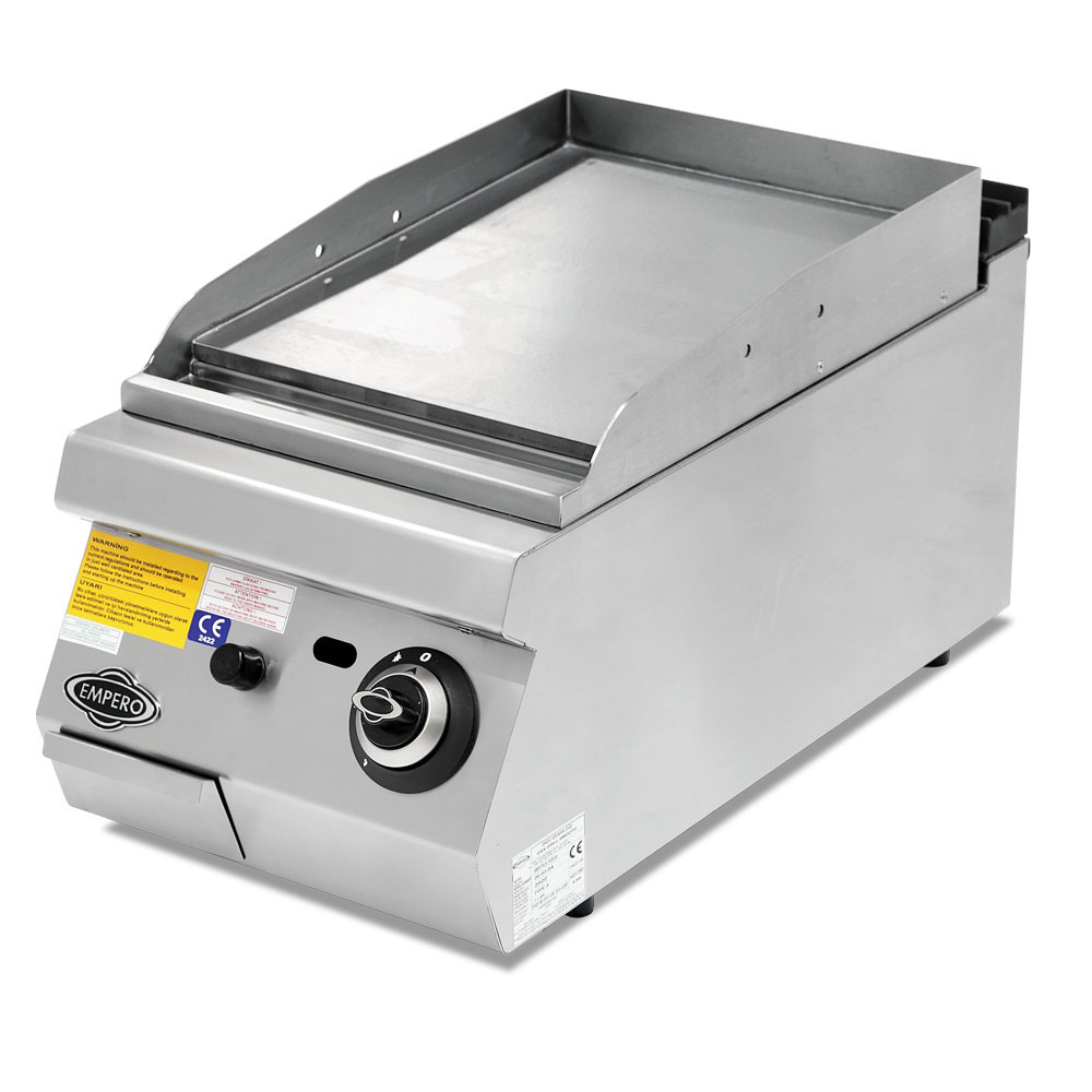 Grill, Gas, Smooth+ribbed Surface